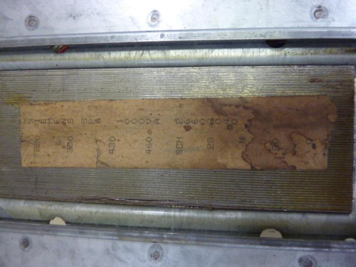 Used SIEMENS 1 kVA Transformer 26602040 #63161