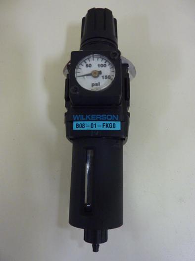 Used WILKERSON Pneumatic Regulator R08-01-FKG0 #54669