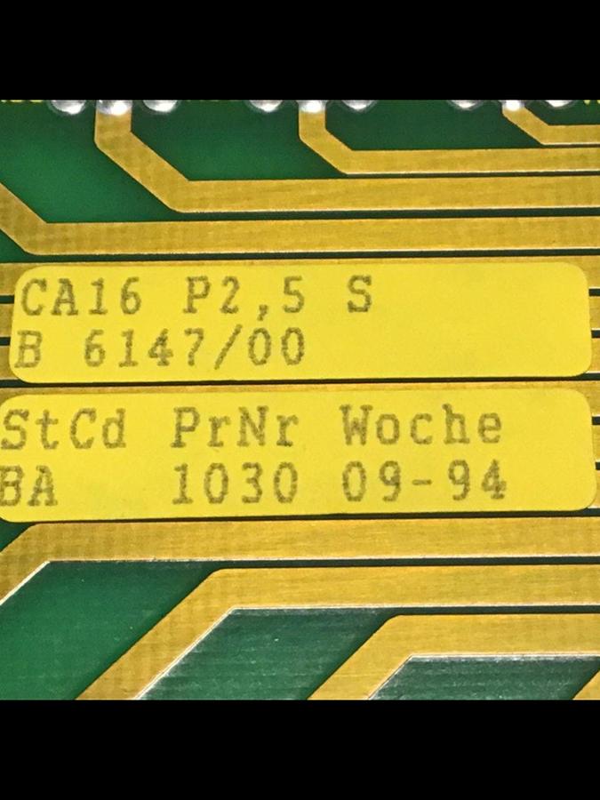 Used BACHMANN ELECTRONIC Output Card CA16/P2.5S  E06149/00 USED