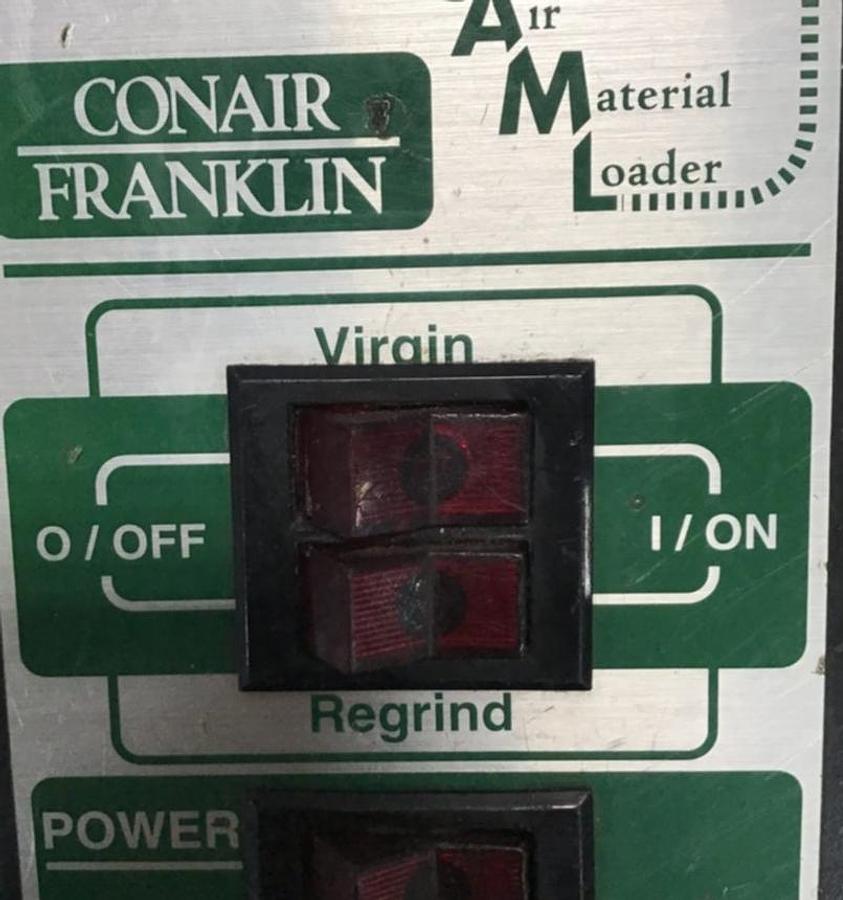 Used CONAIR FRANKLIN Material Loader Control 107-508-01 USED