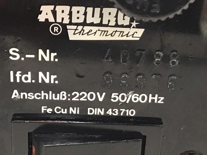 Used ARBURG Temperature Control FF10G250/500 Used