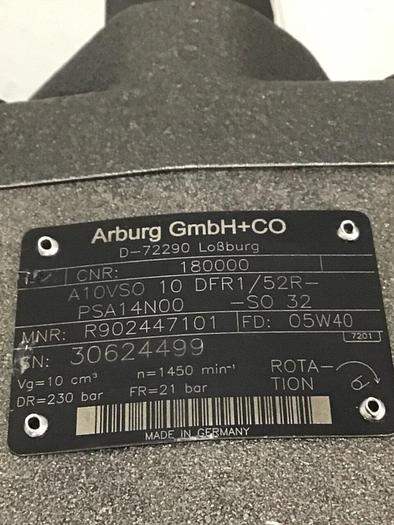 Used ARBURG Pump R902447101 A10VSO10DFR152R Used
