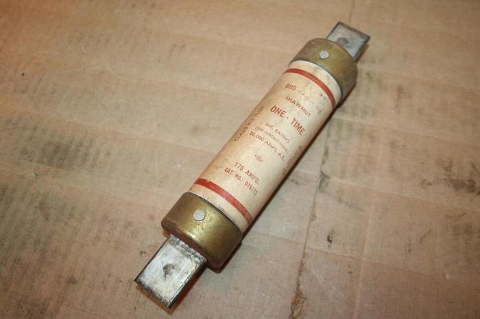 Used SHAWMUT 175 Amp Fuse OTS175 Used