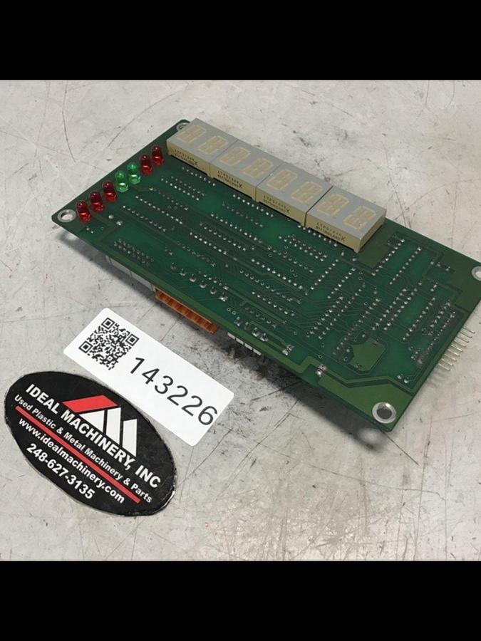 Used UNIVERSAL DYNAMICS 8 Digit Display Card PCB-068 USED