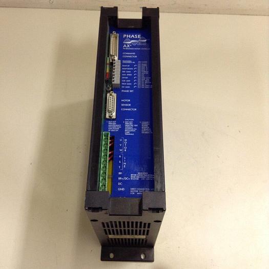 Used PHASE MOTION CONTROL Brushless Motor Control AX4 AX-4 USED