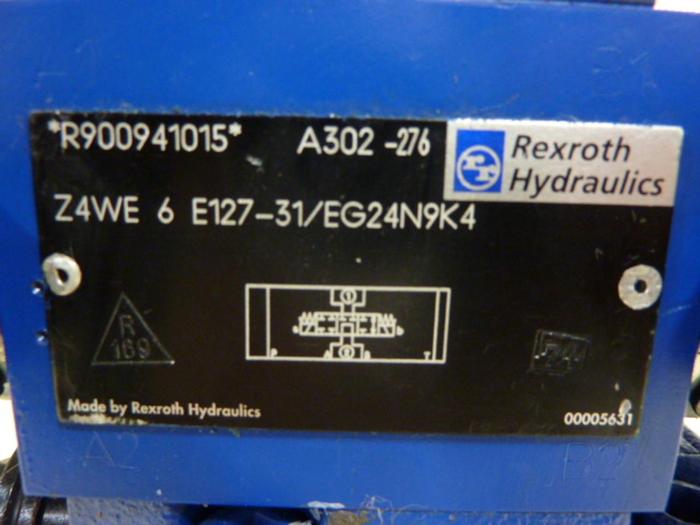 Used REXROTH Valve Z4WE6E12731/EG24N9K4 #57910
