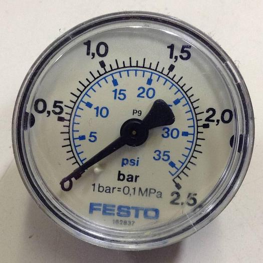 Used FESTO Pressure Gauge 162837 #83822