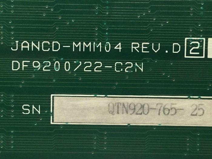 Used YASKAWA Memory Circuit Board JANCD-MMM04 REV D2 #105496