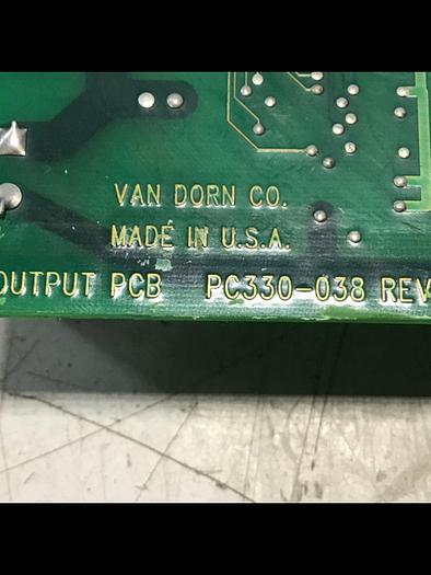 Used VAN DORN Pathfinder DC Output Board PC330-038 Used