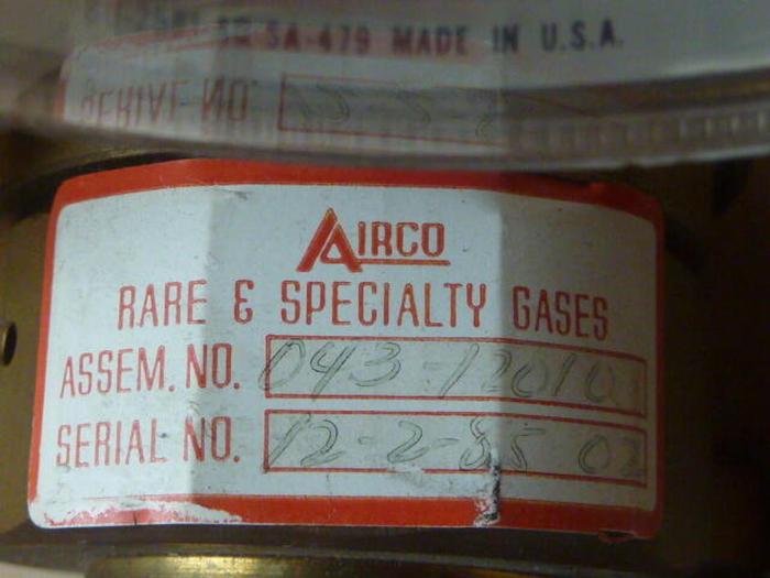 Used AIRCO Gas Regulator 043-12010 #30528
