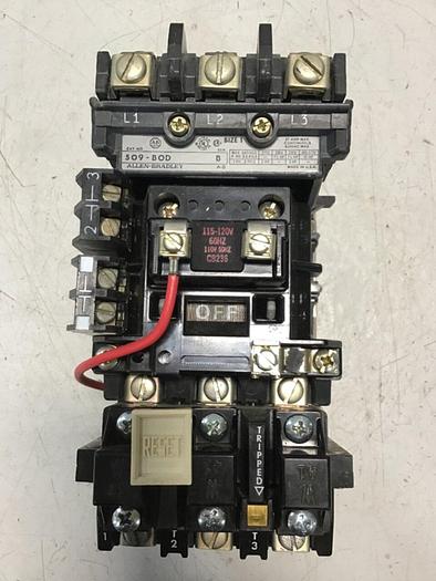 Used ALLEN BRADLEY Circuit Breaker 509-DOD SER B W41 #139804