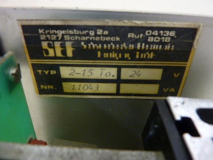 Used SYSTEC Control Board 2-15 TO. #56760