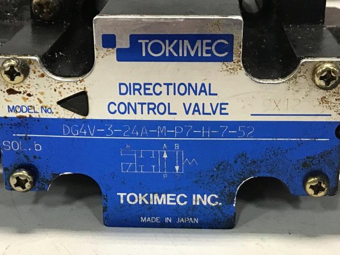 Used TOKIMEC Valve DG4V-3-24A-M-P7-H-7-52 Used #138426