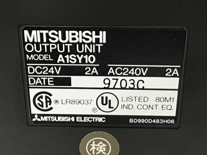 Used MITSUBISHI Output Module A1SY10 #125188