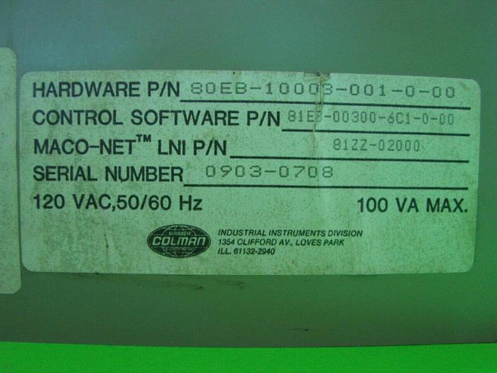 Used BARBER COLMAN Process Module MACO 8000 80EB-10003-001-0-00 Used