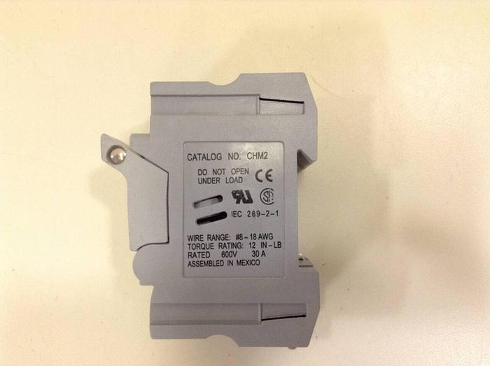 Used BUSS / BUSSMANN Fuse Holder CHM2 #79537