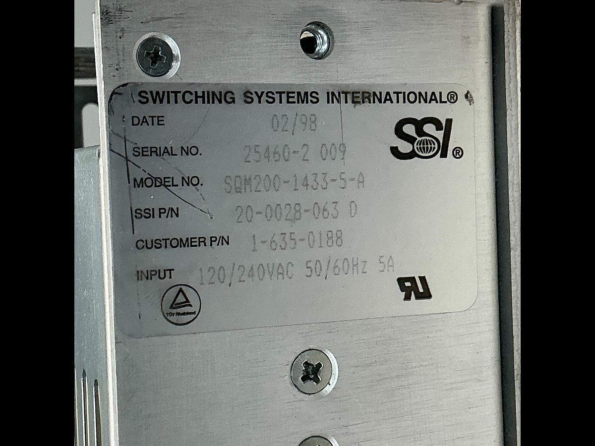 Used SSI SQM200-1433-5-A