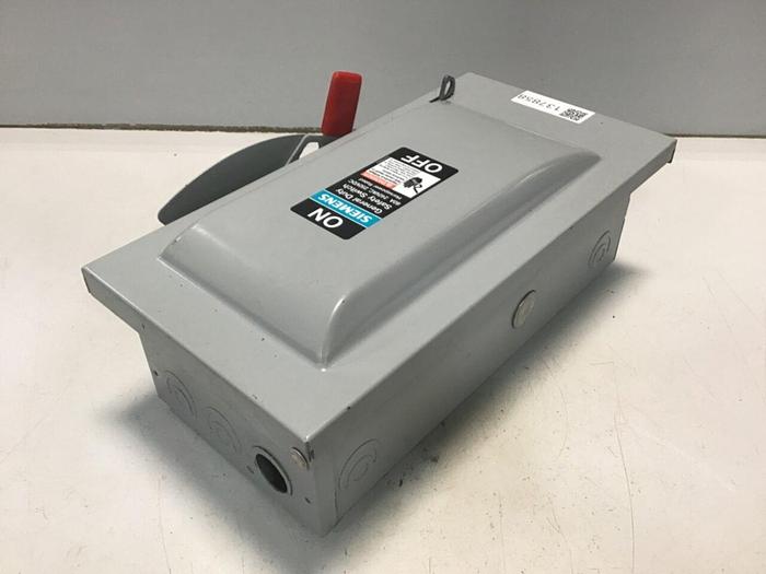 Used SIEMENS General Duty Safety Disconnect Switch GF322N VBII #137858