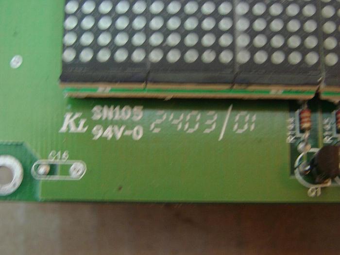 Used GENERIC Circuit Board SN105 2403/01 #21154
