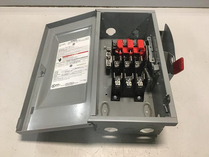 Used SIEMENS General Duty Safety Disconnect Switch GF322N VBII #137859