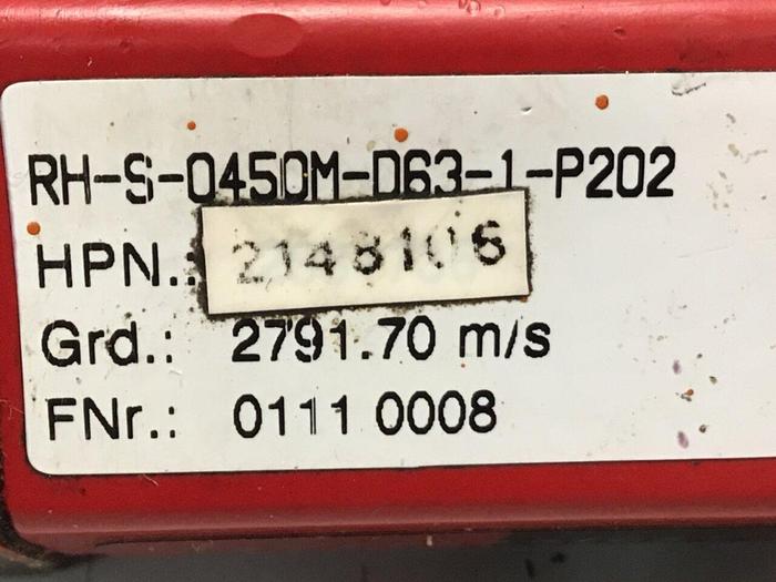 Used TEMPOSONICS INC Transducer RH-S-0450M-D63-1-P202 #122639