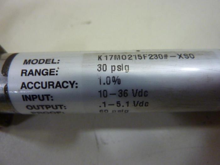 Used ASHCROFT Transducer K17M0215F230#-XS0 #50725