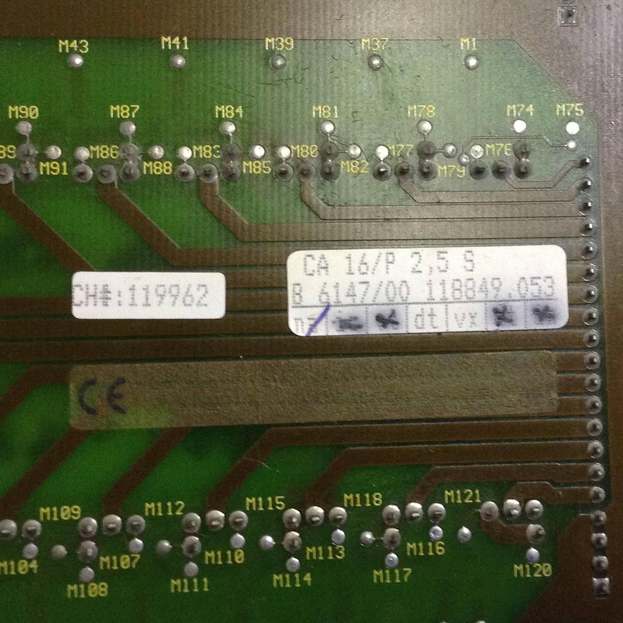 Used BACHMANN ELECTRONIC Output Card CA16/P2.5S E06149/00 USED