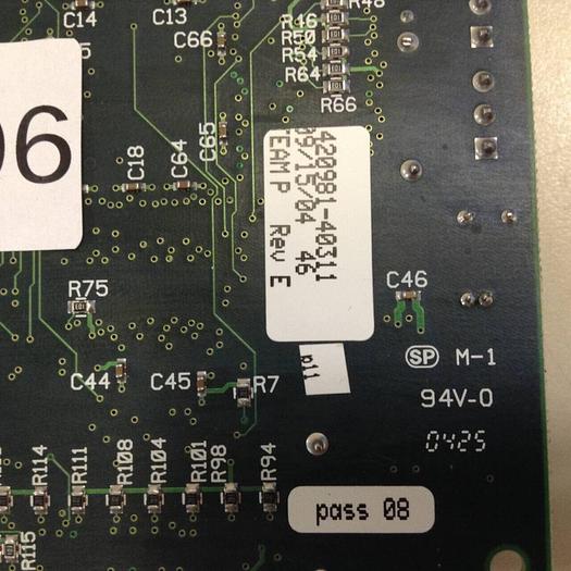 Used GSE Circuit Board PC981C 40-20-40312 #77906