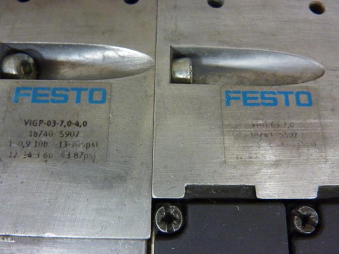 Used FESTO Control Block w/ Valves IFB8-03 #52792