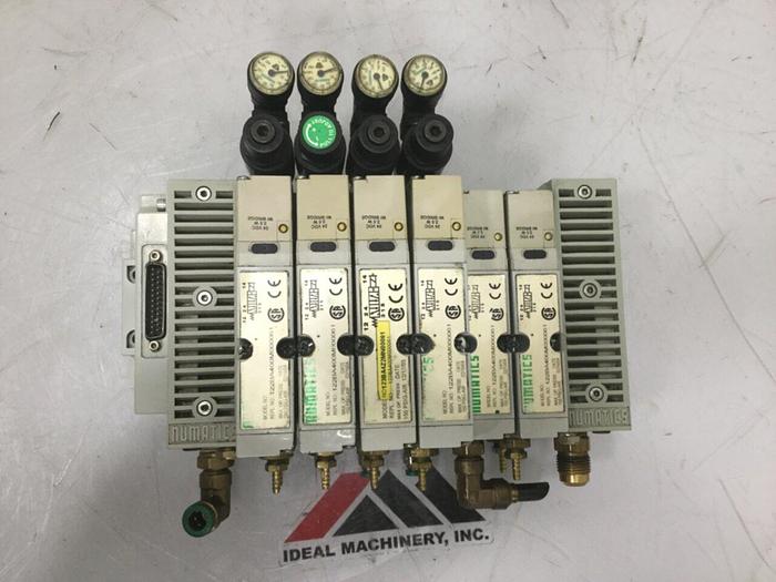 Used NUMATICS Manifold w/ Valves 122BA400M000061 Used