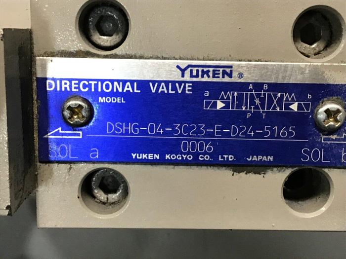 Used YUKEN Valve DSHG-04-3C23-E-D24-5165 #111873