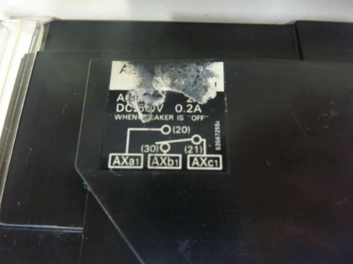 Used FUJI ELECTRIC 50 Amp Circuit Breaker H53B-50 #46739