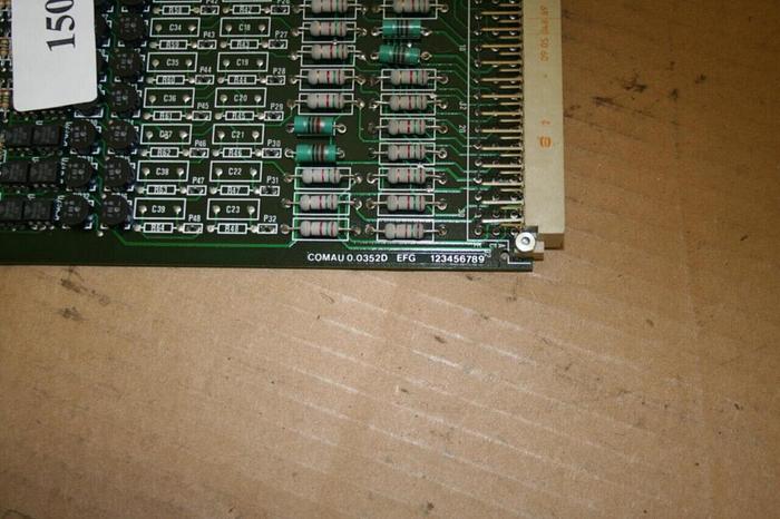 Used COMAU Circuit Board 00770210 Used