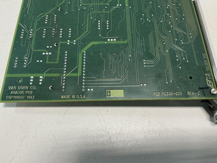 Used VAN DORN PCB PC330-025 REV-C ASSY 330025 REV-C