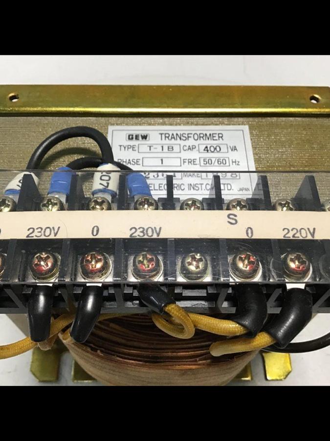 Used GOMI ELECTRIC 400 VA Transformer T-1B 400VA #126174