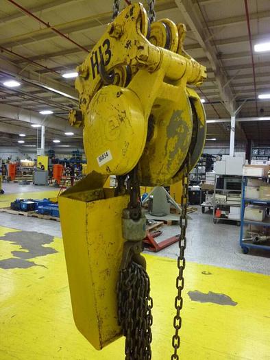 Used YALE HOISTS Trolley Chain Hoist D-190402 #56834