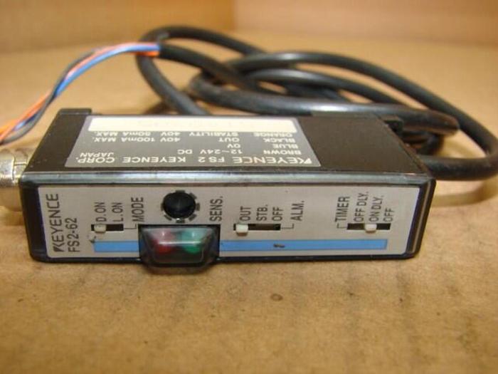 Used KEYENCE CORP Photoelectric Amplifier FS2-62 #21314