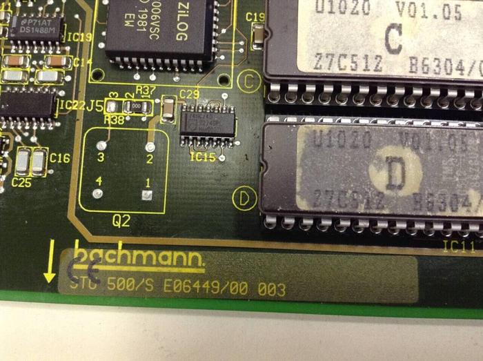 Used BACHMANN ELECTRONIC Circuit Board STU500/S E06449/00 003 Used