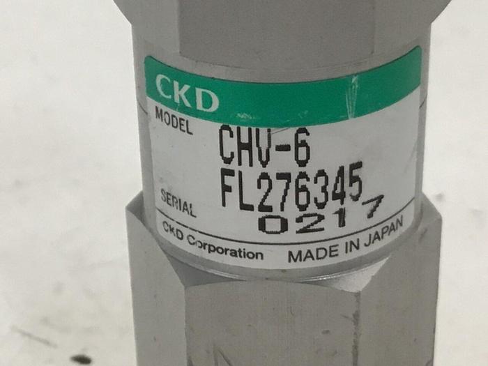 Used CKD CORP Check Valve CHV-6 #126602
