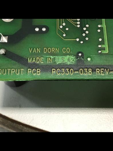 Used VAN DORN Pathfinder DC Output Board PC330-038 Used