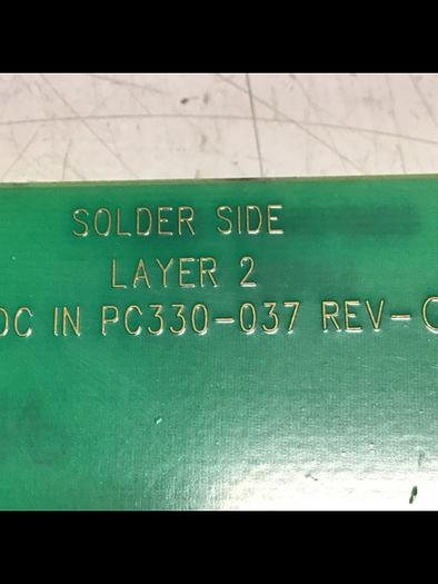 Used VAN DORN DC Input Board 330037 PC330-037 Used