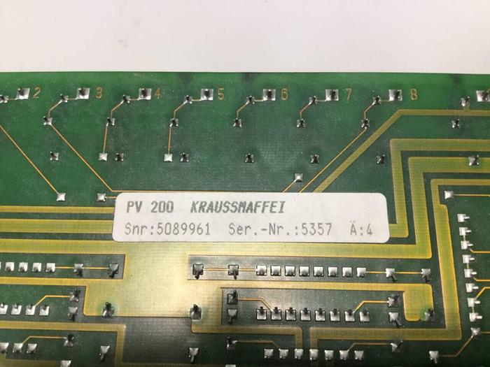 Used KRAUSS MAFFEI Circuit Board 5004348 PV200 Used