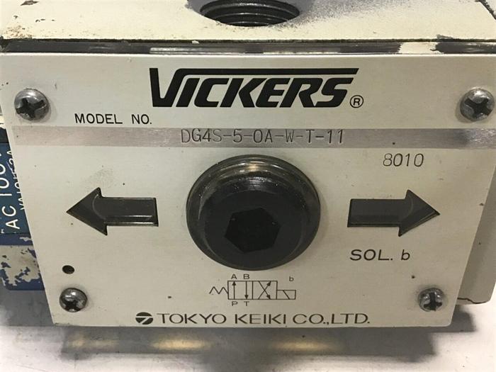 Used SPERRY VICKERS Valve DG4S50AWT11 #137678