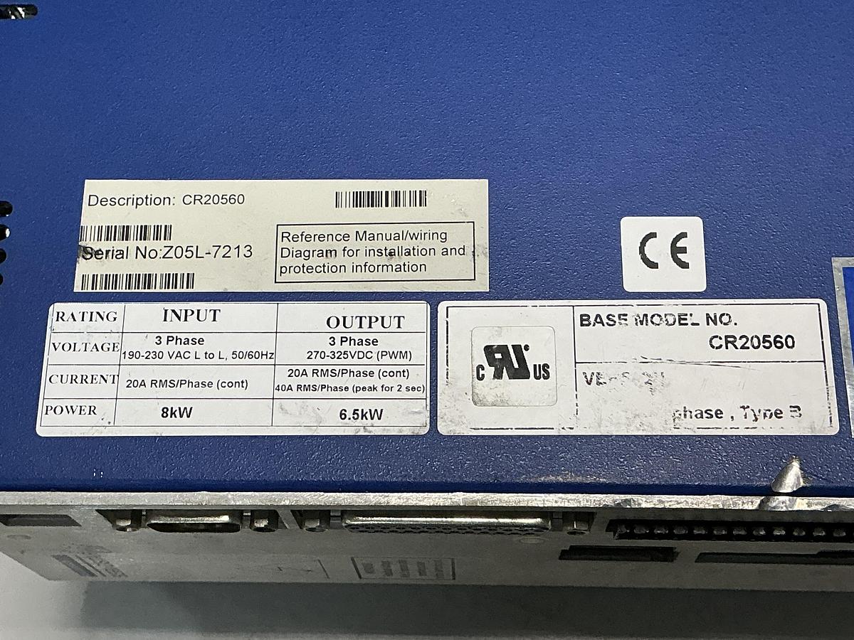 Used KOLLMORGEN CR20560