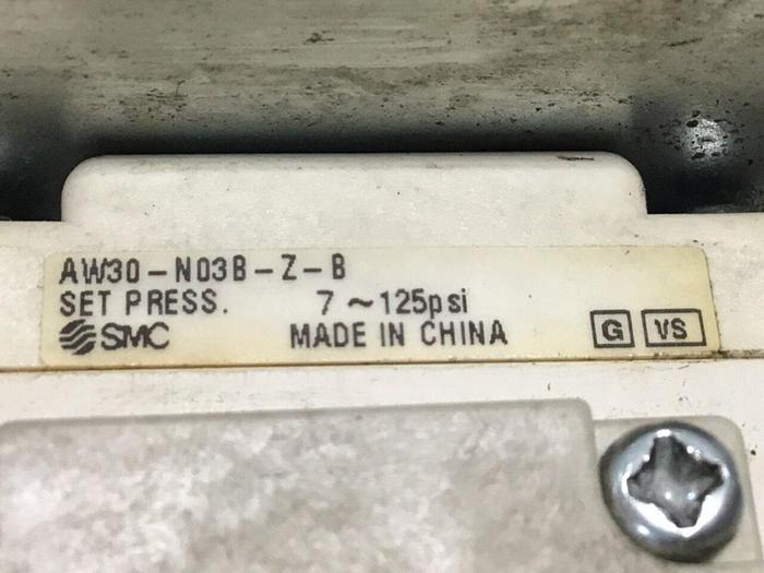 Used SMC Filter Regulator AW30-N03B-Z-B #115105