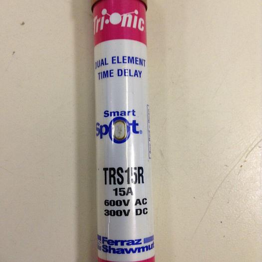 Used FERRAZ SHAWMUT 15 Amp Fuse TRS15R SMART SPOT #74668