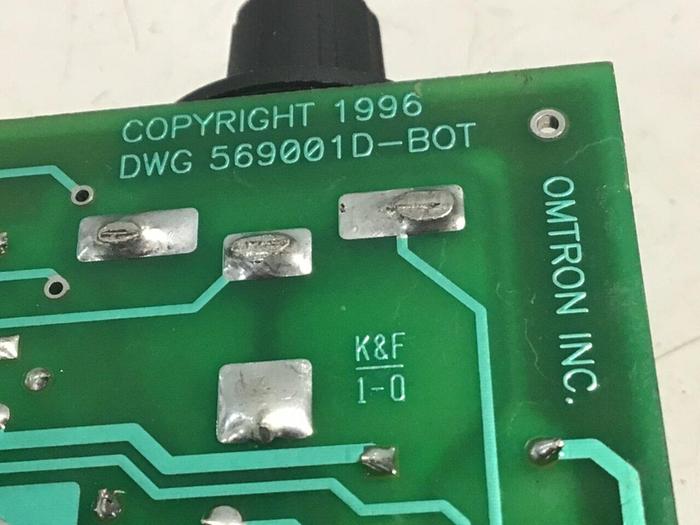 Used OMTRON Circuit Board 569001D Used