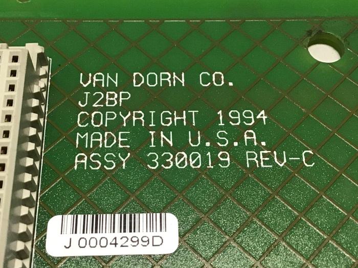 Used VAN DORN Circuit Board 330019 PC330-019 330-019 Used