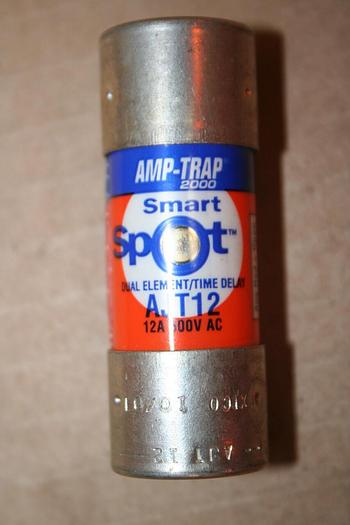 Used FERRAZ SHAWMUT 12 Amp Fuse AJT12 SMART SPOT Used