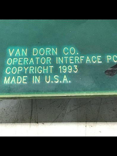 Used VAN DORN Operator Circuit Board PC330-034 Used
